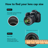 62mm Lens Cap Compatible with Fujifilm (x2)