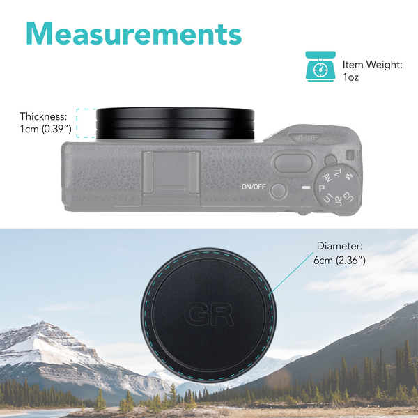 Ricoh Griii Lens Cap Screen Protector Kit Ricoh Gr Iii