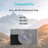 Foto&Tech Camera Attachment Grip for Sony AG-R2 RX100III RX100II RX100