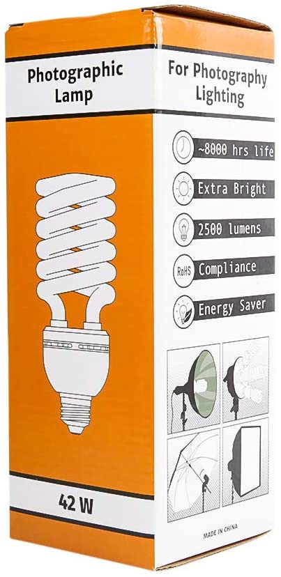 42W Light Bulb Studio Lighting