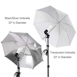 33-Inch Umbrella Studio Lighting Kit