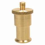 Brass Spigot Stud-to-Male Screw Adapter
