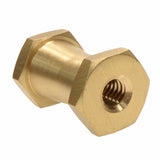 Brass Spigot Female-to-Female Stud