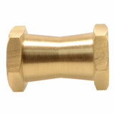 Brass Spigot Female-to-Female Stud
