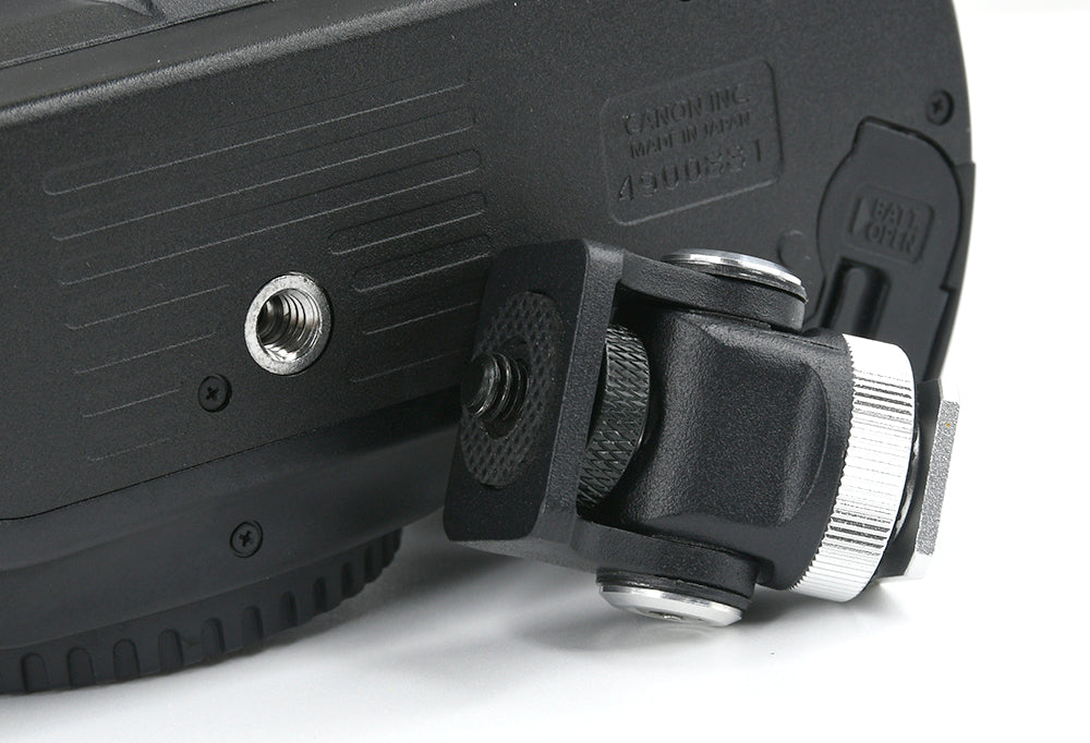 Hot Shoe Adapter (LED Panel) w 360° Swivel and 180° Tilt