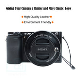 2PC Leather Lens Cap Compatible with Sony