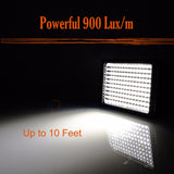 Foto&Tech Dimmable 160 LED Panel Video Light Up to 10 FT