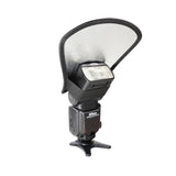 Silver & White TWO SIDED Flash Diffuser Reflector