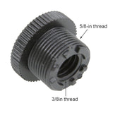 Black Plastic Microphone Screw Adapter