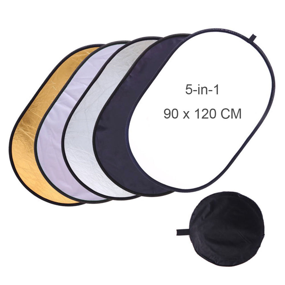 Collapsible Light Reflector (Silver Black Gold White)