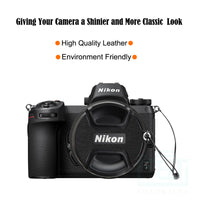 Leather Lens Cap Cover for Nikon x2