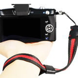 Foto&Tech Grosgrain Wrist Strap Red/Black