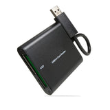 Black Aluminum USB Card Reader