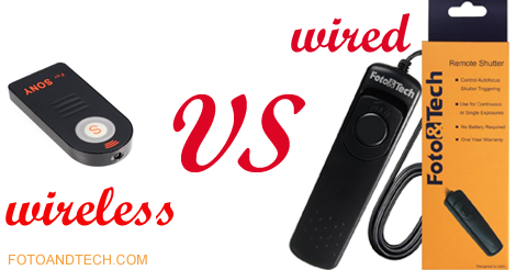 Wireless Remote  VS Wired Remote