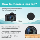 Foto&Tech Threaded Aluminum Alloy Metal Front Lens Cover Screw-In Camera Lens Cap