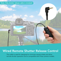 Foto&Tech Wired CS-310 Remote Control for Pentax KF KP K-70 Pentax Cable Switch