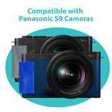 Foto&Tech Plastic Ribbed Texture Attachment Grip Compatible with Panasonic S9 Cameras