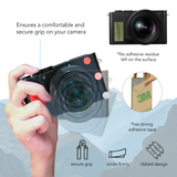 Foto&Tech Plastic Ribbed Texture Attachment Grip Compatible with Panasonic S9 Cameras