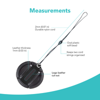 Foto&Tech 2 Pack Personalized Sticker Logo Cut Out Camera Lens Cap Holder