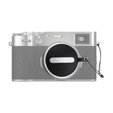 Foto&Tech Leather Lens Cap Keeper Sticker w/ String for Fujifilm  X100VI X100V (2pcs.)