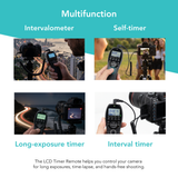 LCD Timer Remote for Nikon Z8 Z6III D780