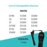 LCD Timer Remote for Nikon Z8 Z6III D780