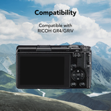 2PCS Tempered Glass Film for Ricoh GR IV Camera Display