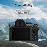 2PCS Tempered Glass Film for Nikon Z50 II Camera Display, Scratch Resistant, Bubble-Free Installation, HD Clear Touchscreen Protection