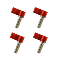 Foto&Tech 4PCS Thumb Lever Screw, M4*17mm & M6*17mm Sizes (Red or Black)
