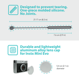 Foto&Tech Aluminum Lens Cap Evo + Silicone Lens Cap Leash 3M