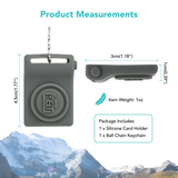 Foto&Tech Silicone SD Memory Card Holder Sleeve, Mini Camera-Shaped SD Card Storage