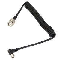 Timecode Cable BNC to PC Compatible with Betso Sync Boxes and the Panasonic GH5 GH4, 14inch Coiled Cable