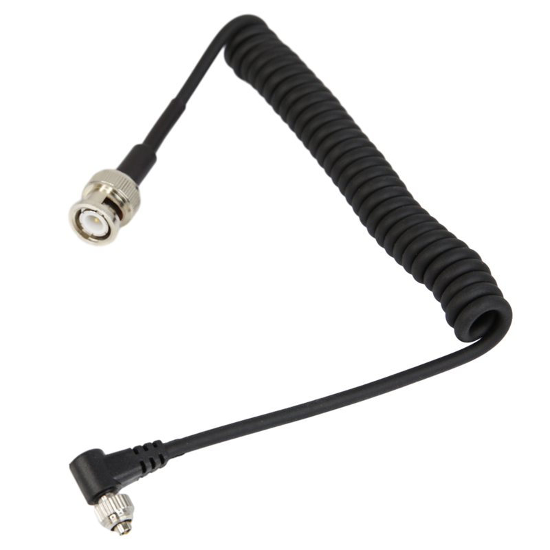 Timecode Cable BNC to PC Compatible with Betso Sync Boxes and the Panasonic GH5 GH4, 14inch Coiled Cable