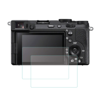 2PCS Tempered Glass Film for Sony Alpha 7CR A7CR Camera Display, HD Clear Scratch Resistant Bubble-Free Protection