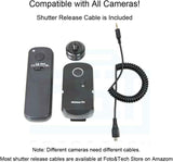 Foto&Tech 360 Any Angle 100m Wireless Remote Control Shutter Release for Fuji X100VI X100