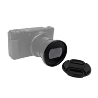 Foto&Tech Black Metal Lens Filter Adapter for Sony and Canon Cameras