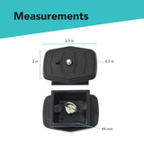44mm Tripod Quick Release Plate Camera Mounting Adapter