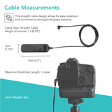 Wired Nikon-DC23 Remote Control for  Nikon Z5 II, Z50 II