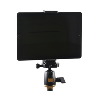 Universal Smartphone Tablet Tripod Adapter Anti-Slip Clamp w 1/4-20 Standard Screw