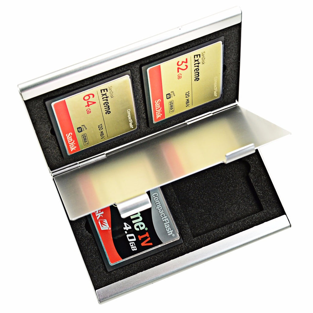 Foto&Tech 4-Slot Memory Card Case for Flash Card Lexar SanDIsk Kingston Sony