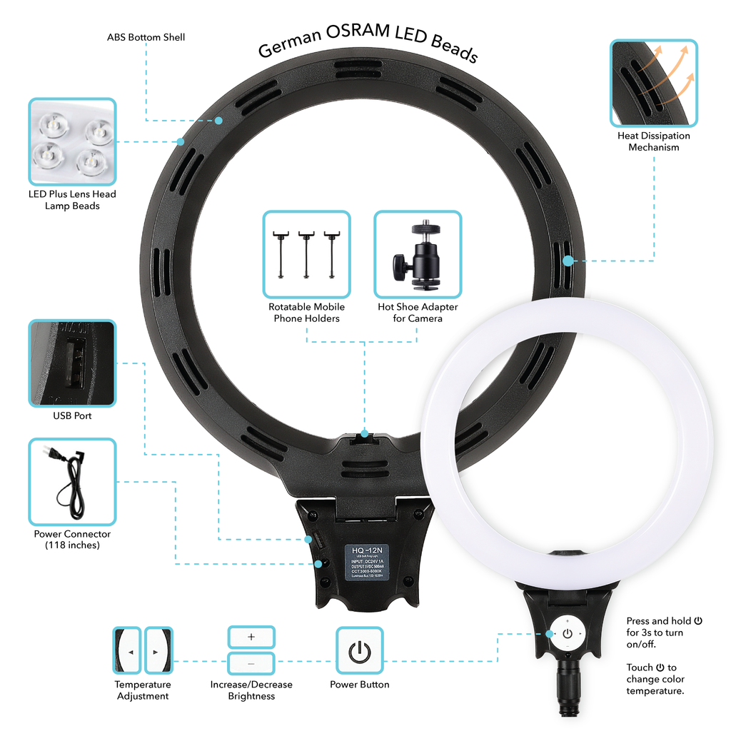 LED Selfie Flash Ring Light for Mobile & Small Stands in Raipur