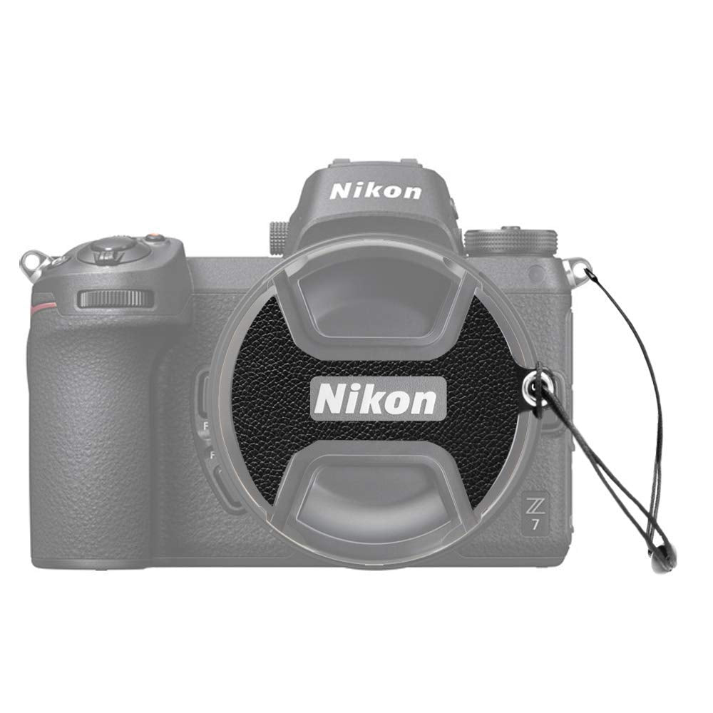Leather Lens Cap Cover for Nikon x2