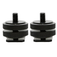 Foto&Tech 1/4" 20 Screw to Hot Shoe/Cold Shoe Adapter