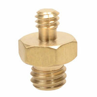 Brass Spigot Male-to-Male Screw Adapter