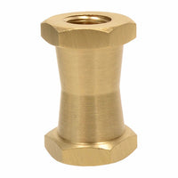 Brass Spigot Female-to-Female Stud