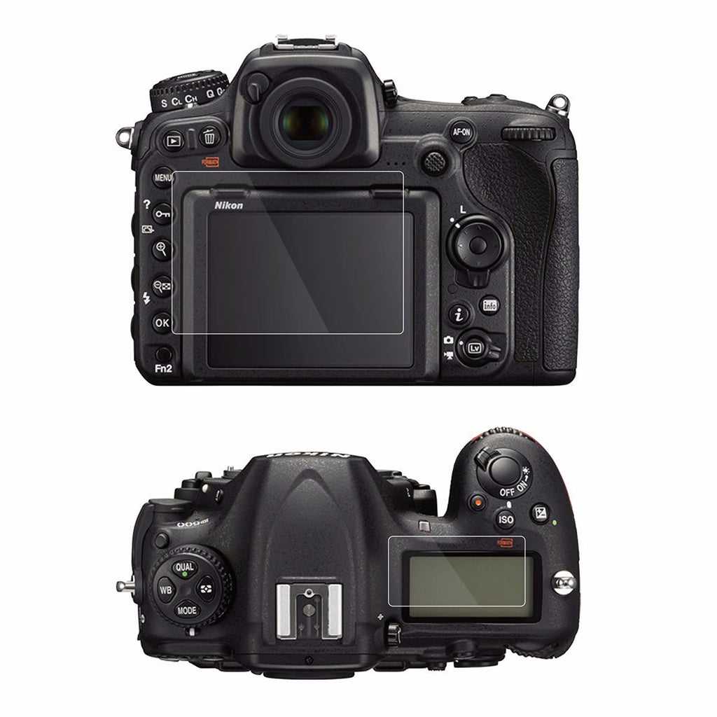 Foto&Tech LCD Screen Protector for Nikon D500 LCD Monitor and Top Control Panel