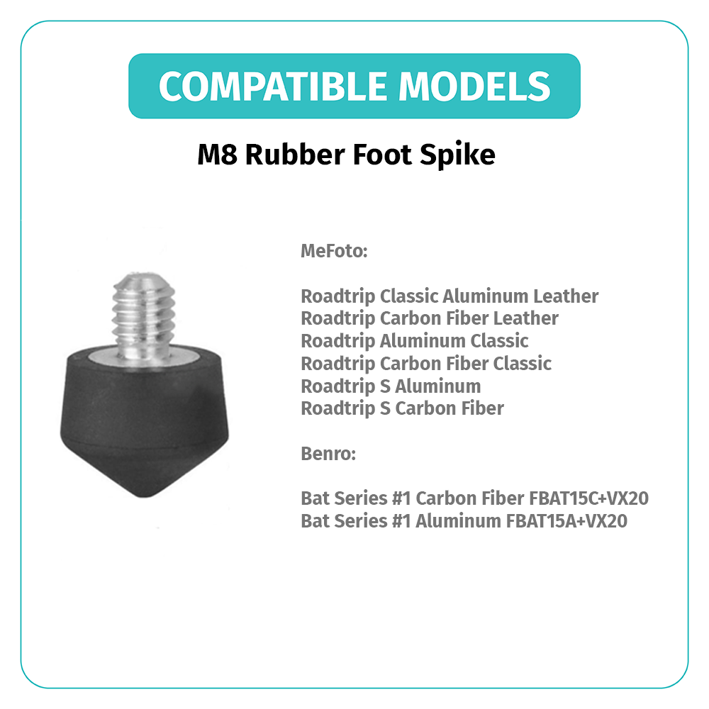 Universal Anti-Slip Rubber Foot Spike x3
