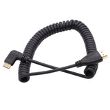 90 Degree HDMI Coiled Cable 21~71m