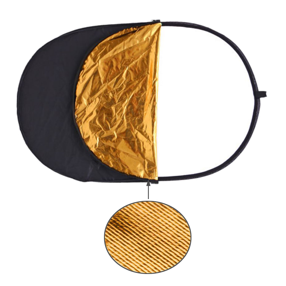 Collapsible Light Reflector (Silver Black Gold White)