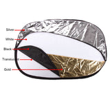 Collapsible Light Reflector (Silver Black Gold White)